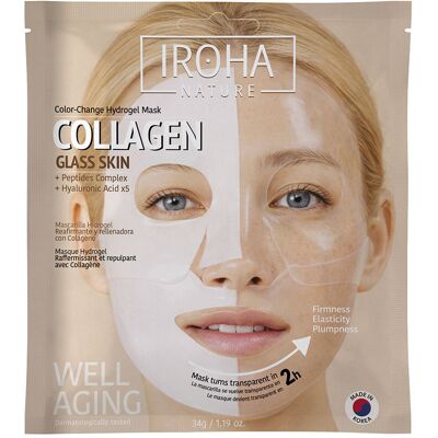 Iroha Nature Collagen color change hydrogel mask 1 u Iroha Nature Collagen color change hydrogel mask 1 u