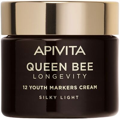 Apivita Queen Bee Longevity creme leve 12 marcadores da juventude 50 ml Apivita Queen Bee Longevity creme leve 12 marcadores da juventude 50 ml