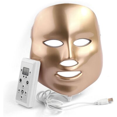 Paloma Beauties Gold Led Light Therapy máscara facial led 1ud Paloma Beauties Gold Led Light Therapy máscara facial led 1ud