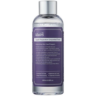 querido, klairs Preparação Suave Tônico Sem Fragrância (180ml) querido, klairs Preparação Suave Tônico Sem Fragrância (180ml)