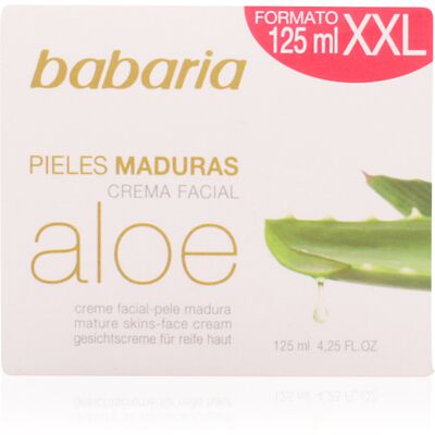Creme facial nutritivo de aloe vera Babaria - Pele madura - 125ml Creme facial nutritivo de aloe vera Babaria - Pele madura - 125ml