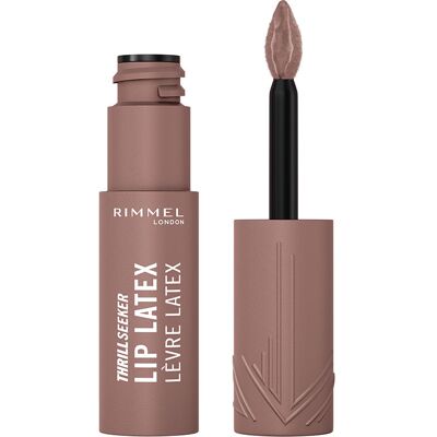 Rimmel London Thrill Seeker Lip Latex brillo de labios #500-Light Cappucino 6 ml Rimmel London Thrill Seeker Lip Latex brillo de labios #500-Light Cappucino 6 ml