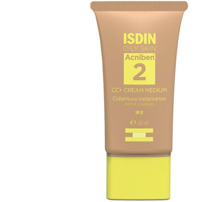 Isdin Acniben Cc Cream cobertura instantânea Fps 30 #Médio Isdin Acniben Cc Cream cobertura instantânea Fps 30 #Médio