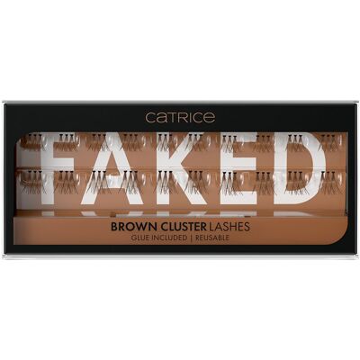 Catrice Cílios postiços Faked Brown CLUSTER, 20 unidades Catrice Cílios postiços Faked Brown CLUSTER, 20 unidades