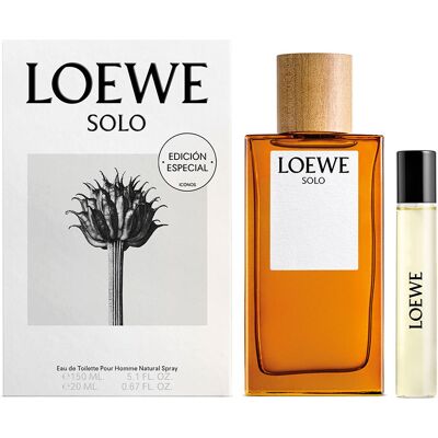 Conjunto de Perfume Loewe Solo - Aromático, Equilibrado, 150ml + 20ml Conjunto de Perfume Loewe Solo - Aromático, Equilibrado, 150ml + 20ml