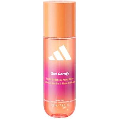 Adidas Vibes Get Comfy spray para cabelo e corpo com fragrância 236 ml Adidas Vibes Get Comfy spray para cabelo e corpo com fragrância 236 ml
