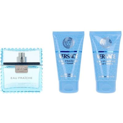 Versace Eau Fraiche Man Conjunto De 3 Peças Versace Eau Fraiche Man Conjunto De 3 Peças