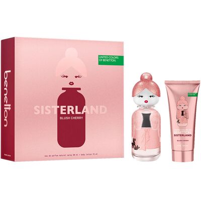 Benetton Sisterland Blush Cherry Case 2 peças Benetton Sisterland Blush Cherry Case 2 peças