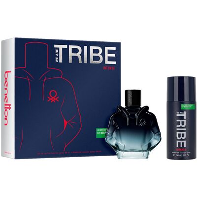Benetton We Are Tribe Intense Men Case 2 peças Benetton We Are Tribe Intense Men Case 2 peças