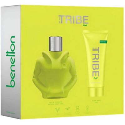 Benetton We Are Tribe Play Men - Estojo Com 2 Peças Benetton We Are Tribe Play Men - Estojo Com 2 Peças