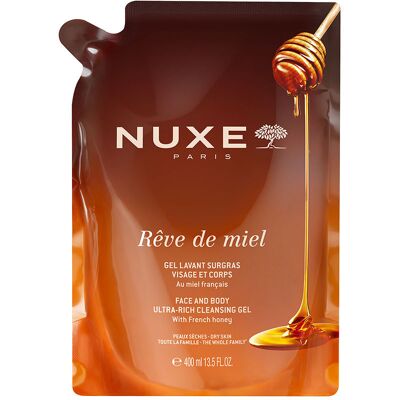 Nuxe Rêve De Miel recarga de gel de limpeza dermatológica 400 ml Nuxe Rêve De Miel recarga de gel de limpeza dermatológica 400 ml