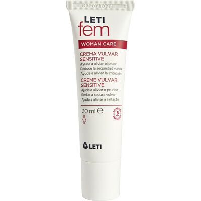 Leti Pharma Letifem Woman Care creme vulvar sensível 30 ml Leti Pharma Letifem Woman Care creme vulvar sensível 30 ml