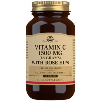 Solgar Vitamina C 1500 MG com Rosa Canina - Suplementos dietéticos Solgar Vitamina C 1500 MG com Rosa Canina - Suplementos dietéticos