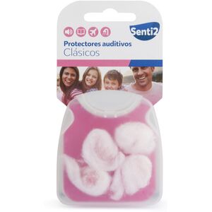 Senti2 Protectores Auditivos clásicos cera 4 u Senti2 Protectores Auditivos clásicos cera 4 u