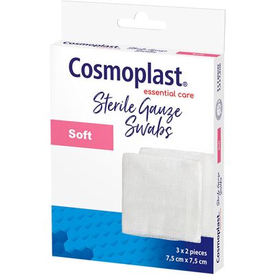 Gaze estéril Cosmoplast 7,5 x 7,5 cm Gaze estéril Cosmoplast 7,5 x 7,5 cm