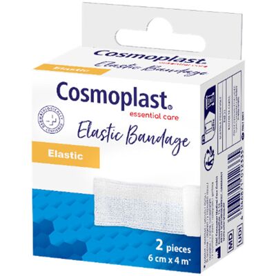 Atadura elástica Cosmoplast 6x4 cm 2 unidades Atadura elástica Cosmoplast 6x4 cm 2 unidades