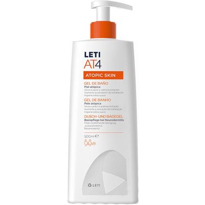 Leti Pharma LETIAT4 Atopic Skin gel de baño 500 ml Leti Pharma LETIAT4 Atopic Skin gel de baño 500 ml
