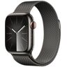 Apple Watch Series 9 GPS + Cellular Aço Inoxidável Grafite   Bracelete Loop Milanesa Grafite (41mm)