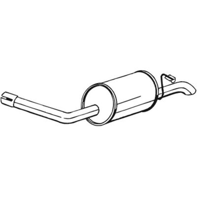 Silenciador traseiro BOSAL 154-927 Silenciador traseiro BOSAL 154-927