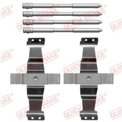 Kit de acessórios, pastilhas de travão QUICK BRAKE 109-0203 Kit de acessórios, pastilhas de travão QUICK BRAKE 109-0203