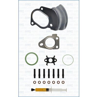 Kit de montagem, turbocompressor AJUSA JTC12504 Kit de montagem, turbocompressor AJUSA JTC12504