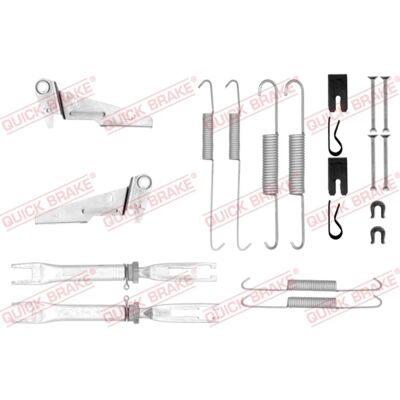 Kit de acessórios, calços de travão QUICK BRAKE 105-0854S Kit de acessórios, calços de travão QUICK BRAKE 105-0854S