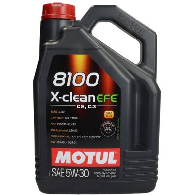Motul 8100 X-CLEAN EFE 5W-30 5L - óleo de motor Motul 8100 X-CLEAN EFE 5W-30 5L - óleo de motor
