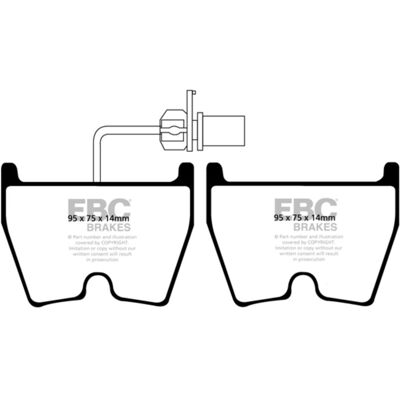 Ebc Racing Rp-1 Pastilhas de Freio para Pista e Corrida - Pastilhas de freio Ebc Racing Rp-1 Pastilhas de Freio para Pista e Corrida - Pastilhas de freio
