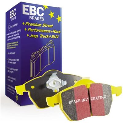 Conjunto de pastilhas de travão EBC BRAKES Yellow Stuff DP4002SS, frente, atrás Conjunto de pastilhas de travão EBC BRAKES Yellow Stuff DP4002SS, frente, atrás