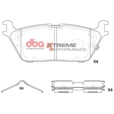 Conjunto de pastilhas de travão DBA DB15196XP Conjunto de pastilhas de travão DBA DB15196XP