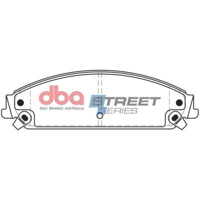 Pastilhas de travão de tuning DBA DB2008SS Pastilhas de travão de tuning DBA DB2008SS