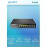 Switch D-Link 8 Portas gigabit, 4 PoE+ 68W Power Budget