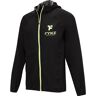 Fyke Casaco de Corrida Impermeável Unisexo Waterproof Running Jacket XL. Preto/Amarelo Fluor. Leve e Respirável