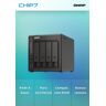 NAS QNAP 4-Bay Celeron J6412 4C/4T 2.6GHz/8GB(not expandable),2x2.5GbE/USB/Tower