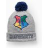 HARRY POTTER Gorro com Pompom Felpudo para Criança 'Hogwarts', Cinza Claro