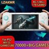 LZAKMR Retro WiFi Handheld Gaming Console  Loki Zero  Loki Zero  Tela sensível ao toque  8 GB  128 GB