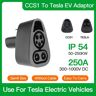 CCS1 para Telsa Adaptador para Tesla Modelo 3 Y  S e X-para Tesla Proprietários Só-Fast Charge Tesla