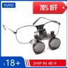 YUYO Lupa binocular  Lupas cirúrgicas 3.5X  Cirurgia do dentista  Lupa dental com moldura de metal