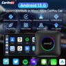 QCM6125 CarlinKit Smart TV Box CarPlay Ai Box Android 13 8G 128G com fio para CarPlay sem fio