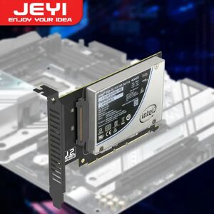 Adaptador JEYI U.2 para PCIe 4.0  NVMe 2.5 "U.2 (SFF-8639) SSD Placa de Expansão PCIe x4 x8 x16-U.2