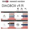 V9.91 Diagbox Repair Diagnosis Software  mais recente trabalhando totalmente para Peugeot e Citroen