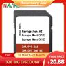 NAVINESA Mapa do navegador de Sat para VW Tiguan  navegação do SD  cartão europeu  8GB  RNS315  AZ V12