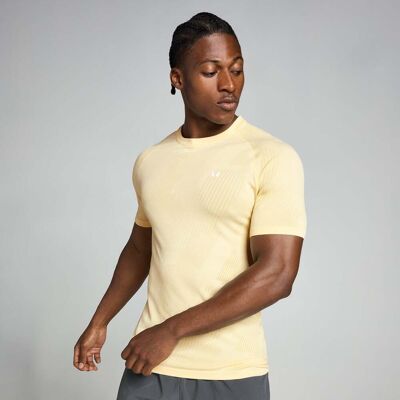 MyProtein T-Shirt MP Tempo Pillar Graphic Seamless para Homem - Manteiga - L MyProtein T-Shirt MP Tempo Pillar Graphic Seamless para Homem - Manteiga - L