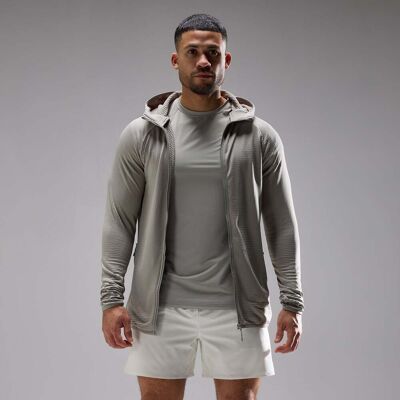 MyProtein Camisola com Capuz MP Men's Training Ultra Gridded - Fossil - XS MyProtein Camisola com Capuz MP Men's Training Ultra Gridded - Fossil - XS