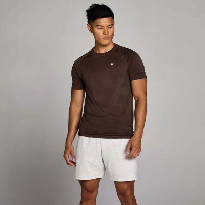 MyProtein T-shirt MP Men's Tempo Pillar Graphic Seamless - Cacau - XXL MyProtein T-shirt MP Men's Tempo Pillar Graphic Seamless - Cacau - XXL