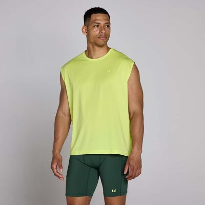 MyProtein Camisola de alças oversized MP Hybrid Mesh para homem - Verde-lima - XS MyProtein Camisola de alças oversized MP Hybrid Mesh para homem - Verde-lima - XS