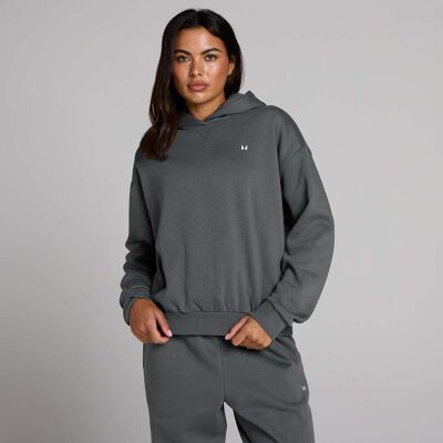MyProtein Sweatshirt com Capuz Oversize Basics MP Mulher - Cinzento Escuro - XS MyProtein Sweatshirt com Capuz Oversize Basics MP Mulher - Cinzento Escuro - XS