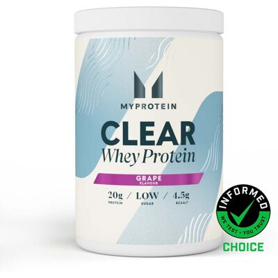 MyProtein - Clear Whey Isolate - Uva - 500g Protein powder MyProtein - Clear Whey Isolate - Uva - 500g Protein powder