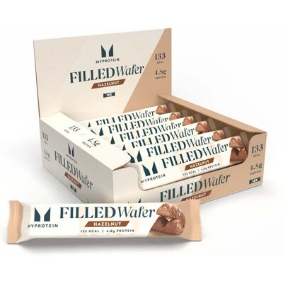 MyProtein Waffle Recheado de Avelã - 12x24g MyProtein Waffle Recheado de Avelã - 12x24g