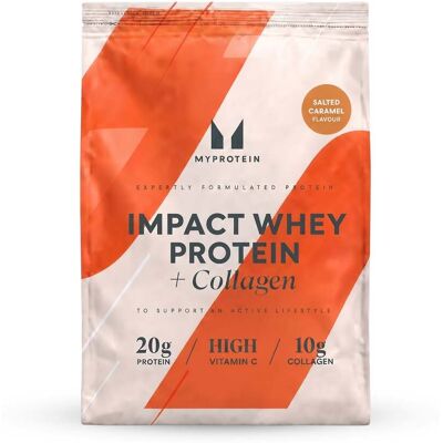 MyProtein Impact Whey Protein + Collagen - 750G - 30servings - Caramelo Salgado MyProtein Impact Whey Protein + Collagen - 750G - 30servings - Caramelo Salgado